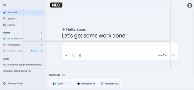 NEO (aka Google Gemini for Mars)